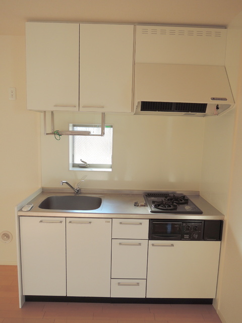 キッチン　★グリル付ガス２口システムキッチン★