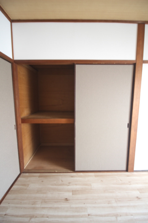 収納　たっぷりとした収納スペースです