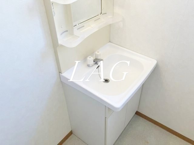 洗面設備　洗面台です。
