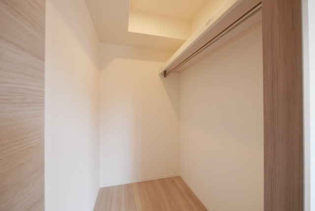 収納　大容量のウォークインクローゼットです