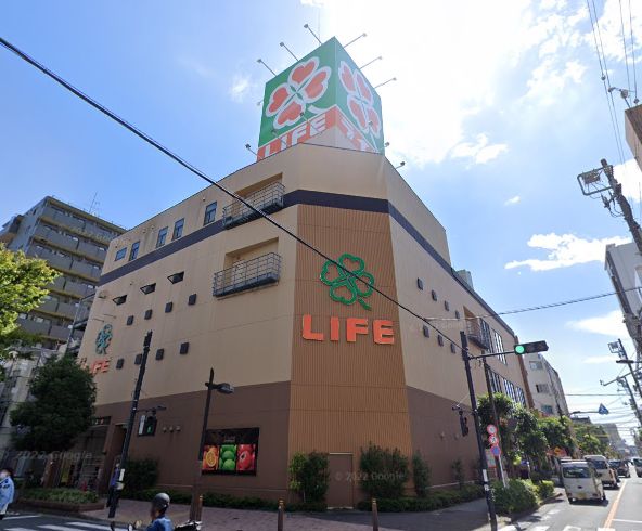 スーパー　ライフ西蒲田店（スーパー）まで408m