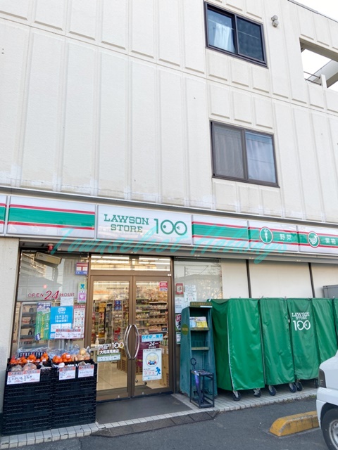 コンビニ　ローソンストア100 大和深見東店（コンビニ）まで384m