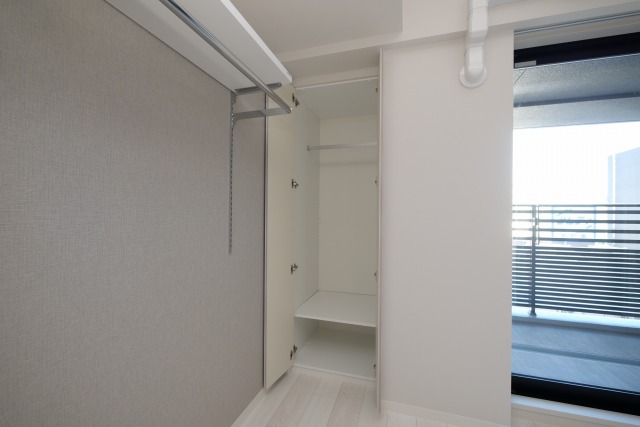 収納　たっぷりとした収納スペースです