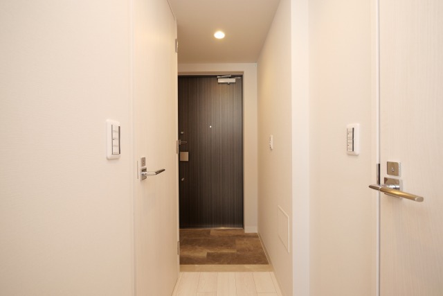 玄関　落ち着いた玄関です