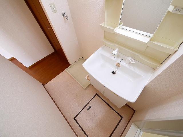 洗面設備　洗髪洗面化粧台です