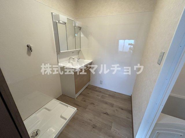 洗面設備　使いやすい洗面所です