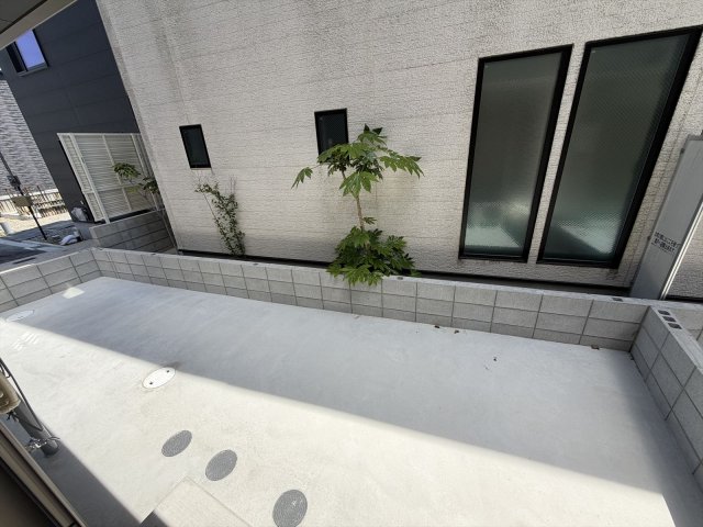 庭　お庭でゆったりと過ごせます