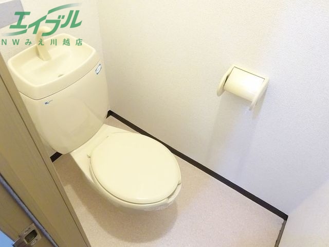 トイレ　同タイプ部屋写真です。