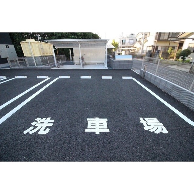 駐車場　共有洗車場
