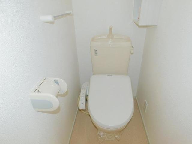 トイレ　ゆったりとした空間のトイレです