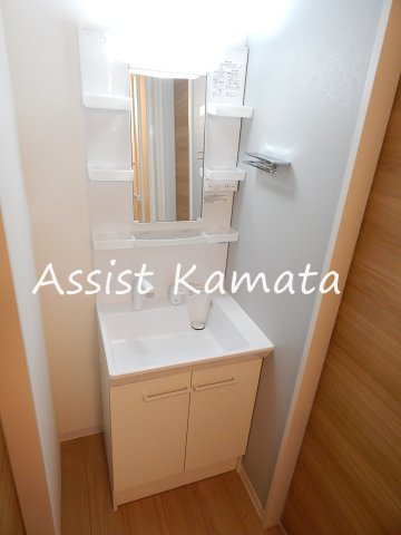 洗面設備　写真は同タイプの別号室です