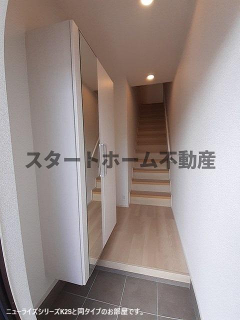 玄関　明るい玄関です