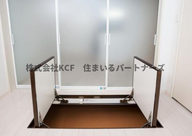 収納　床下収納です