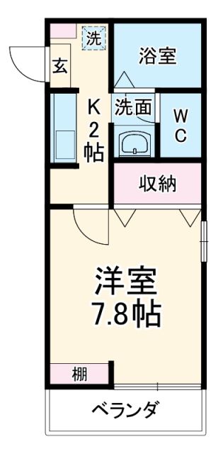 ベルメゾンの間取り写真
