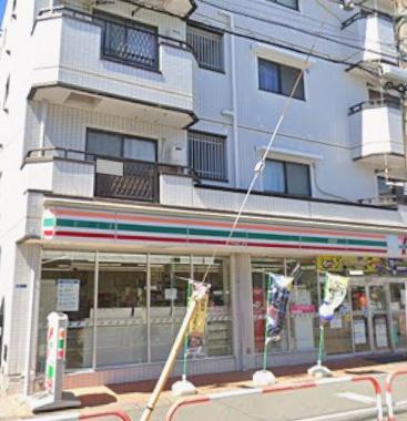 コンビニ　セブンイレブン 市川南行徳駅北店（コンビニ）まで453m