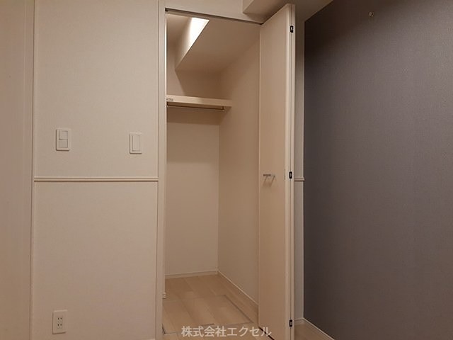 収納　ウォークインクローゼットです。