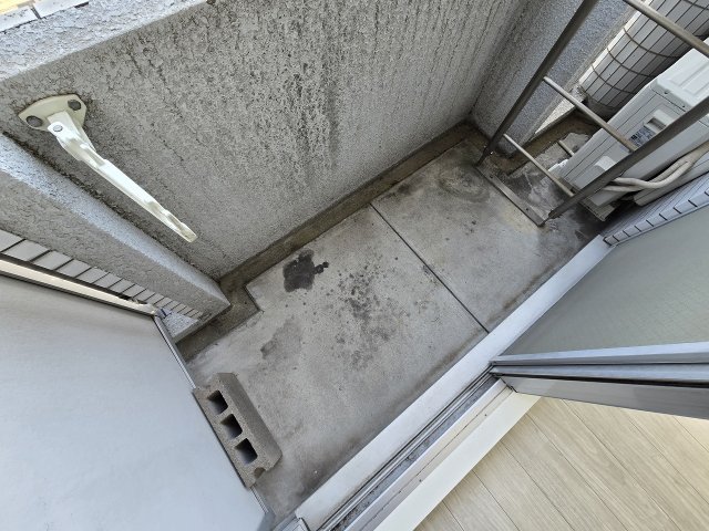 バルコニー　広々としたバルコニーです