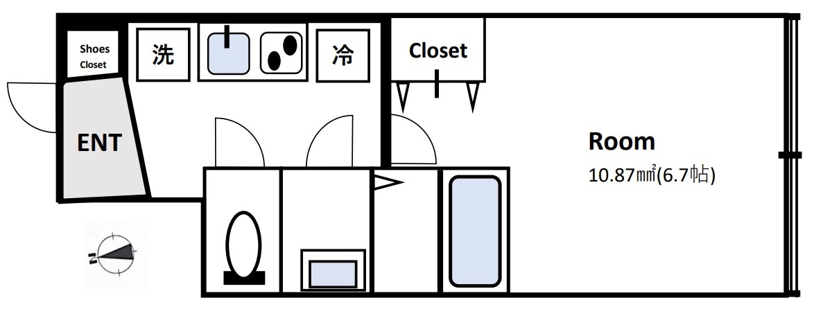 COCOCUBE東日暮里IIの間取り写真