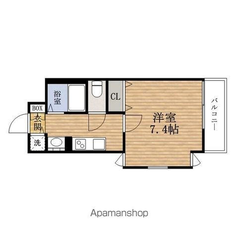 地下鉄御堂筋線 なんば駅 徒歩4分 14階建 築12年の間取り写真
