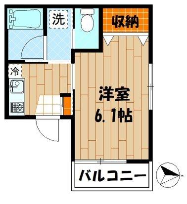 マーサル新城の間取り写真