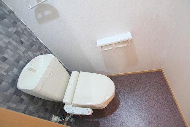 ＪＲ山陽本線 庭瀬駅 徒歩8分 2階建 築42年のトイレ写真