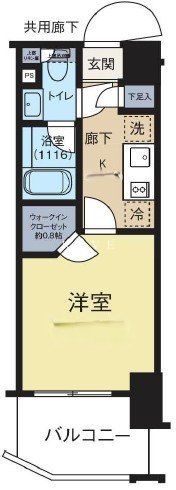パークリュクス門前仲町monoの間取り写真