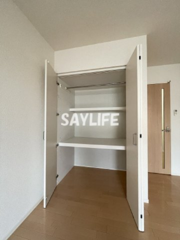 収納　ゆったりとした収納スペースです。