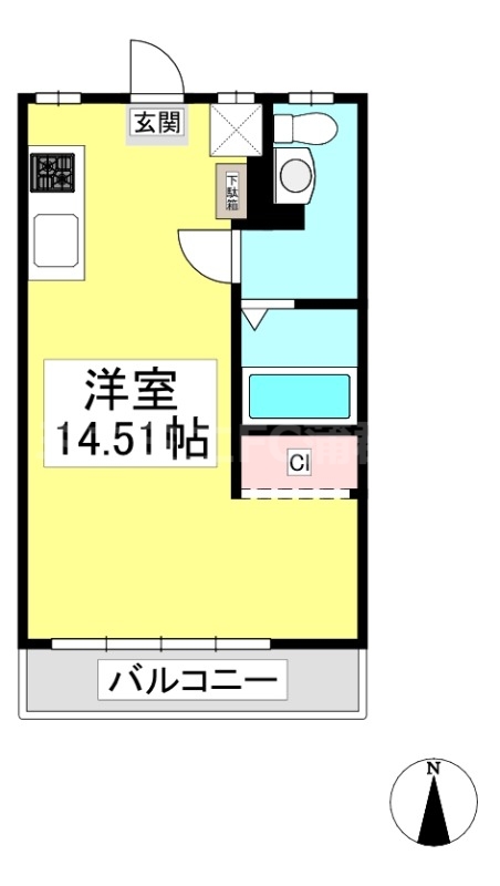 LIBERTA三谷の間取り写真