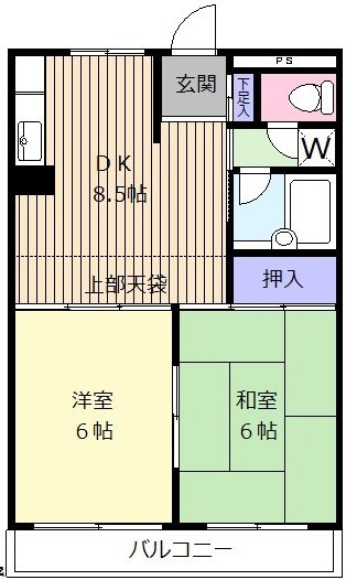 メゾンカミヤの間取り写真