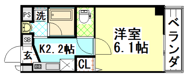 AQUA COURTIIの間取り写真