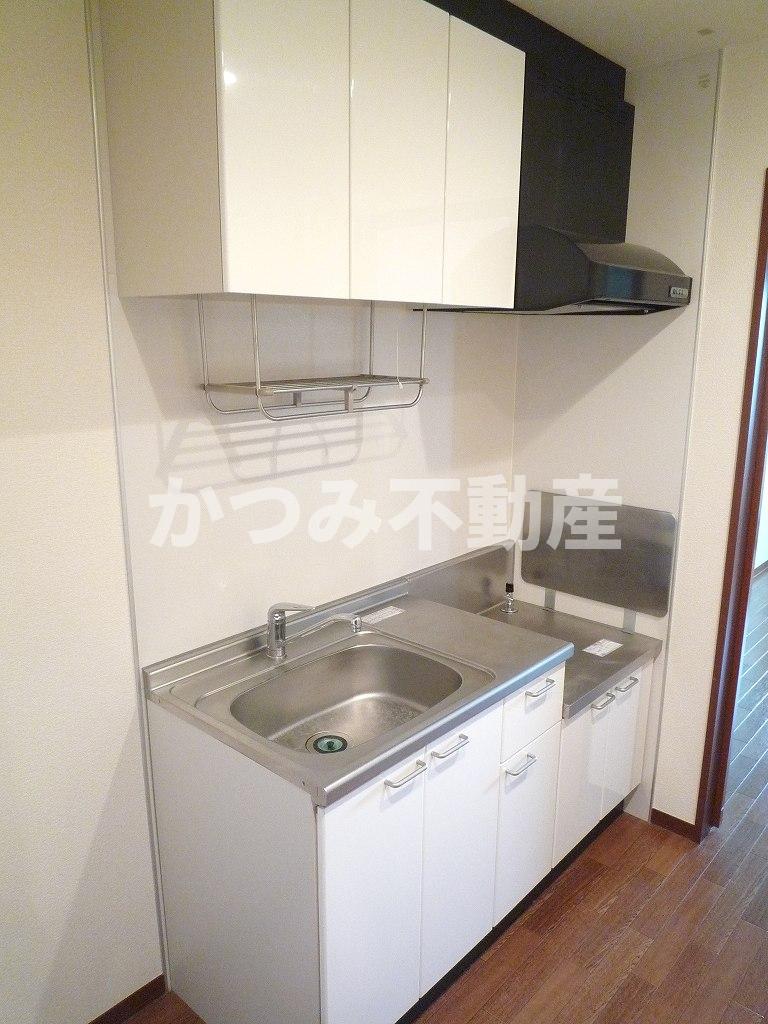 キッチン　2口コンロ設置可☆