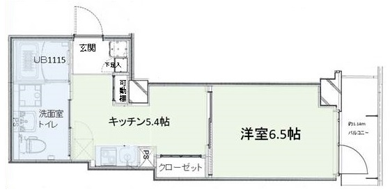 ドームウエスト大山の間取り