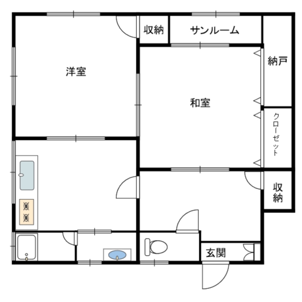 大久保ハイツＣの間取り