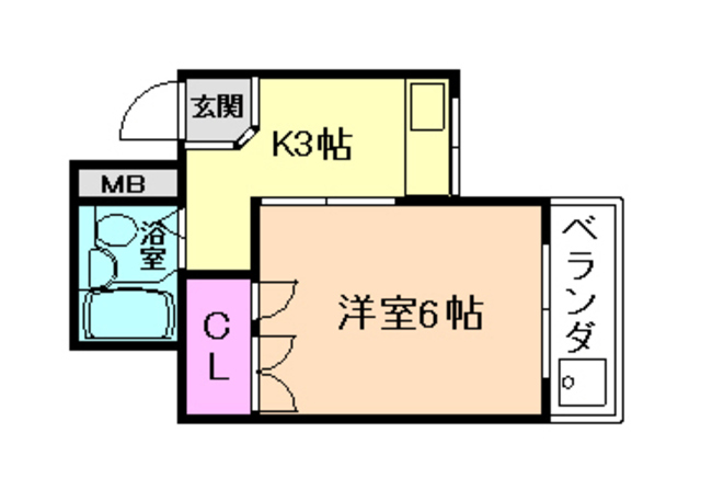 大塩マンションの間取り