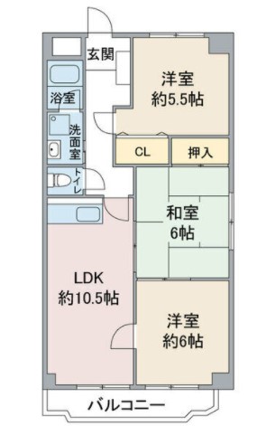 グランシャリオの間取り