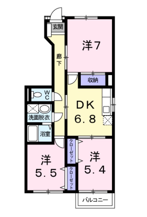 インポートＳの間取り