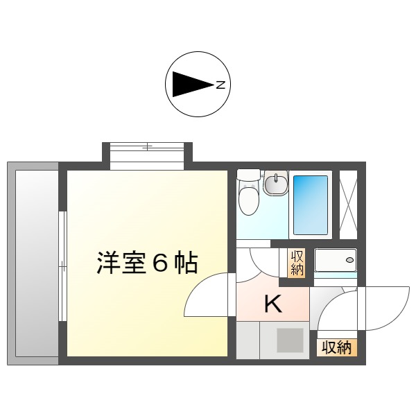 ラフィーネ東横の間取り