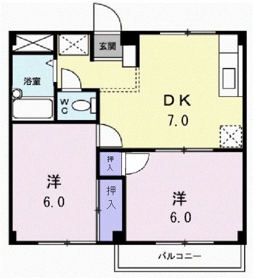 シティハイツ立石の間取り