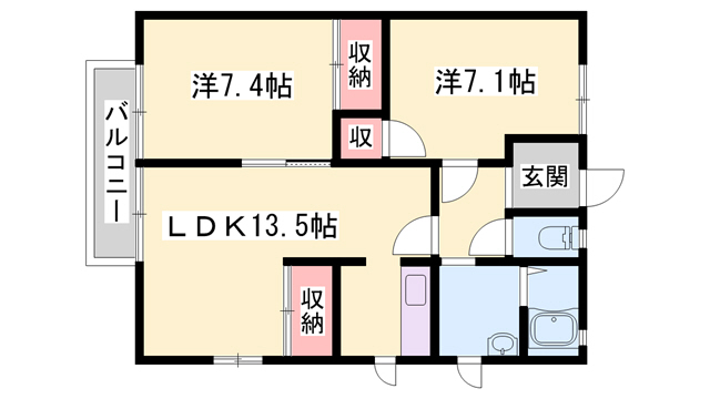 フレグランス秋桜の間取り