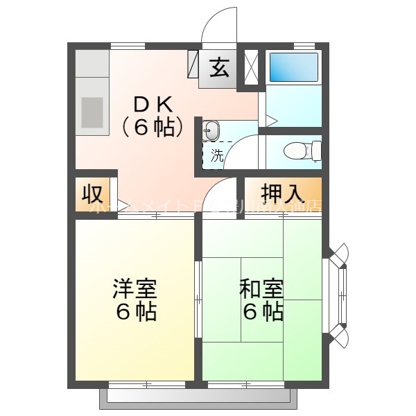 ベル萩山_間取り_0