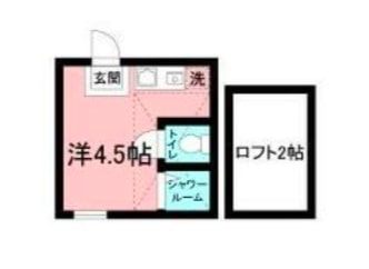 東京都中野区白鷺１（アパート）の賃貸物件の間取り