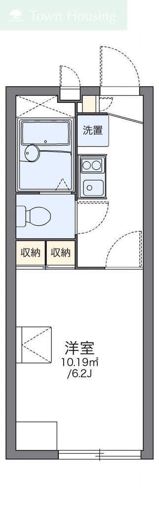 市川市大野町のアパートの間取り