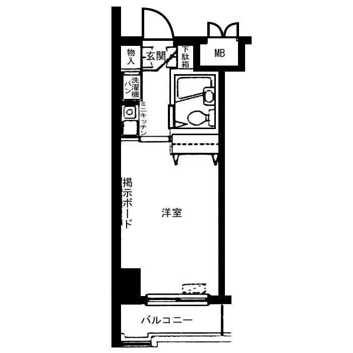 アバクス立川の間取り