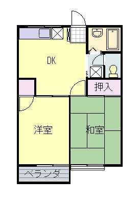 エステート小山の間取り