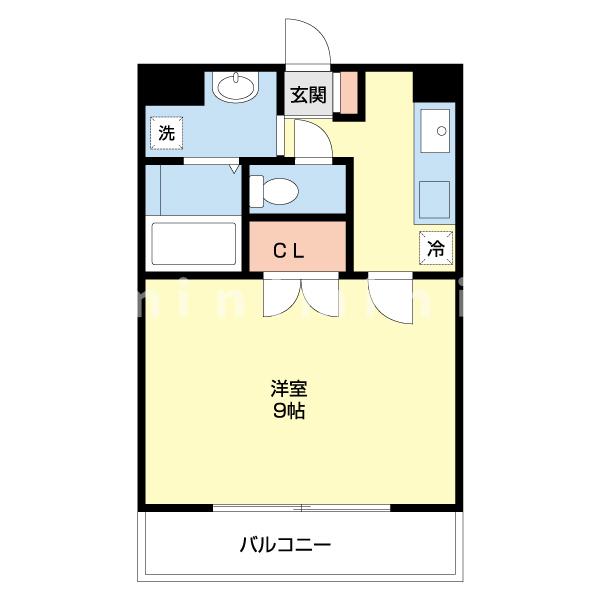 熊本市中央区平成のマンションの間取り