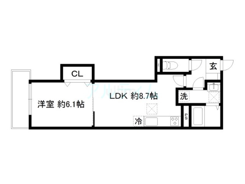 メゾンルノアールの間取り