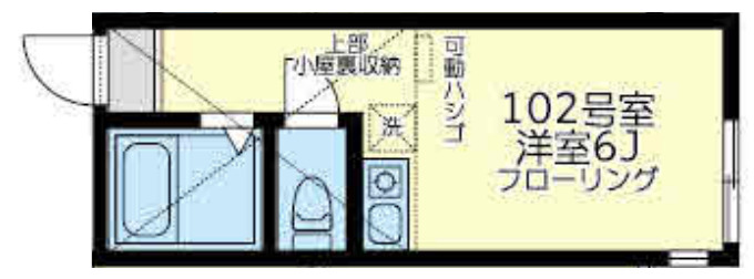 横浜市鶴見区上末吉のアパートの間取り