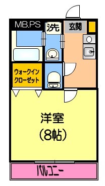 カーサエテルノ　Cの間取り