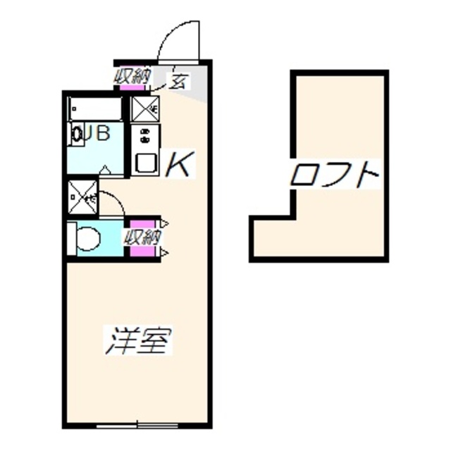 レオパレス新金岡の間取り