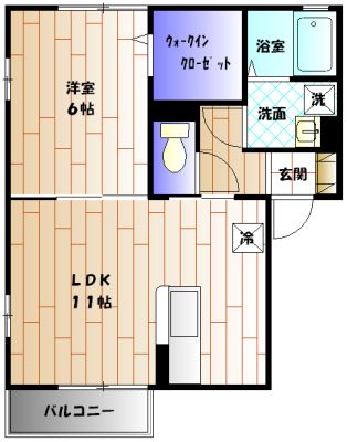 リバティヒル東林間の間取り